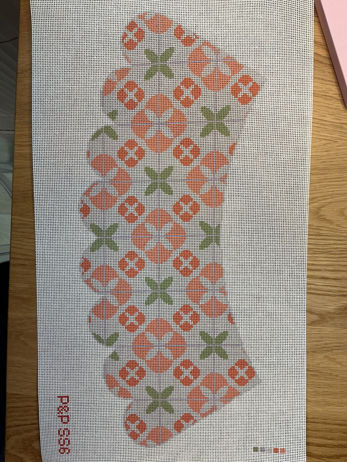 Tangerine Tile Lampshade