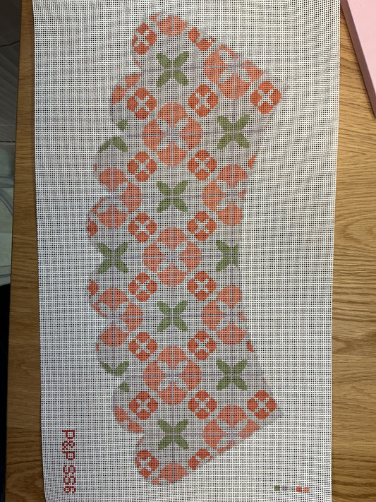 Tangerine Tile Lampshade