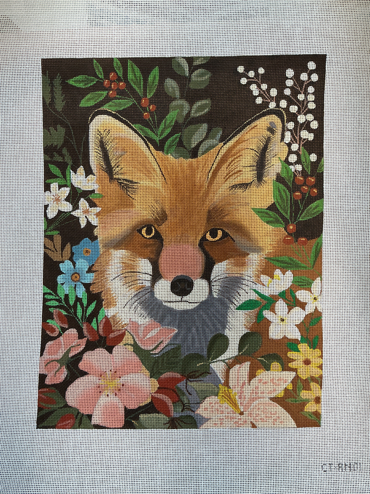 Fox in Flowers