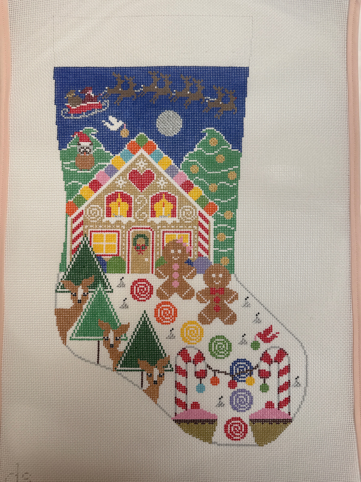 Gingerbread Christmas Stocking