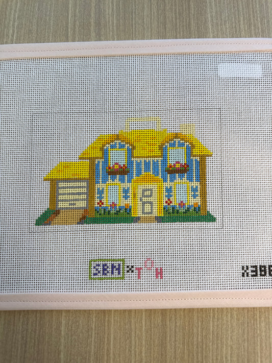 Fisher Price Yellow and Blue House