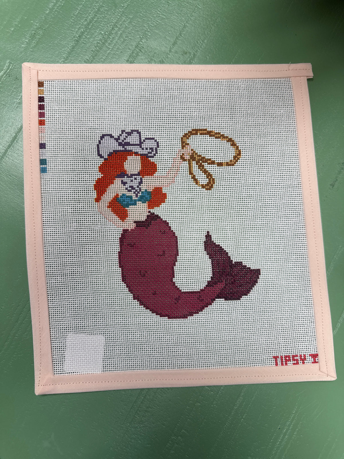 Fuschia Cowgirl Mermaid