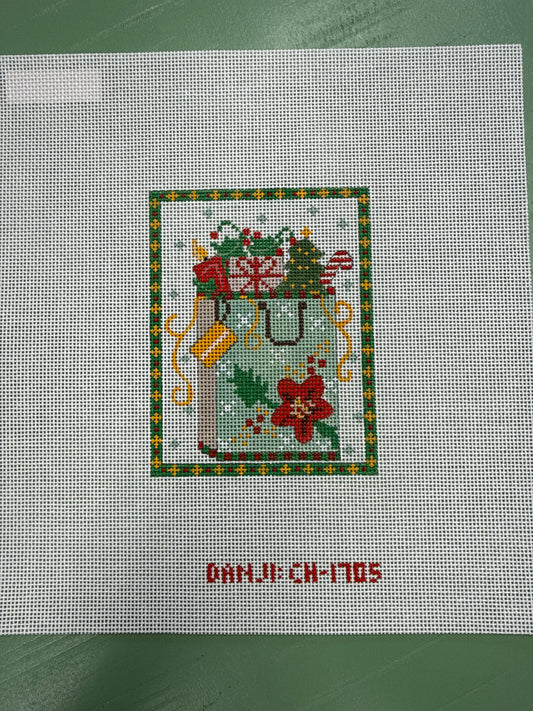 Gift Bag - Poinsettia