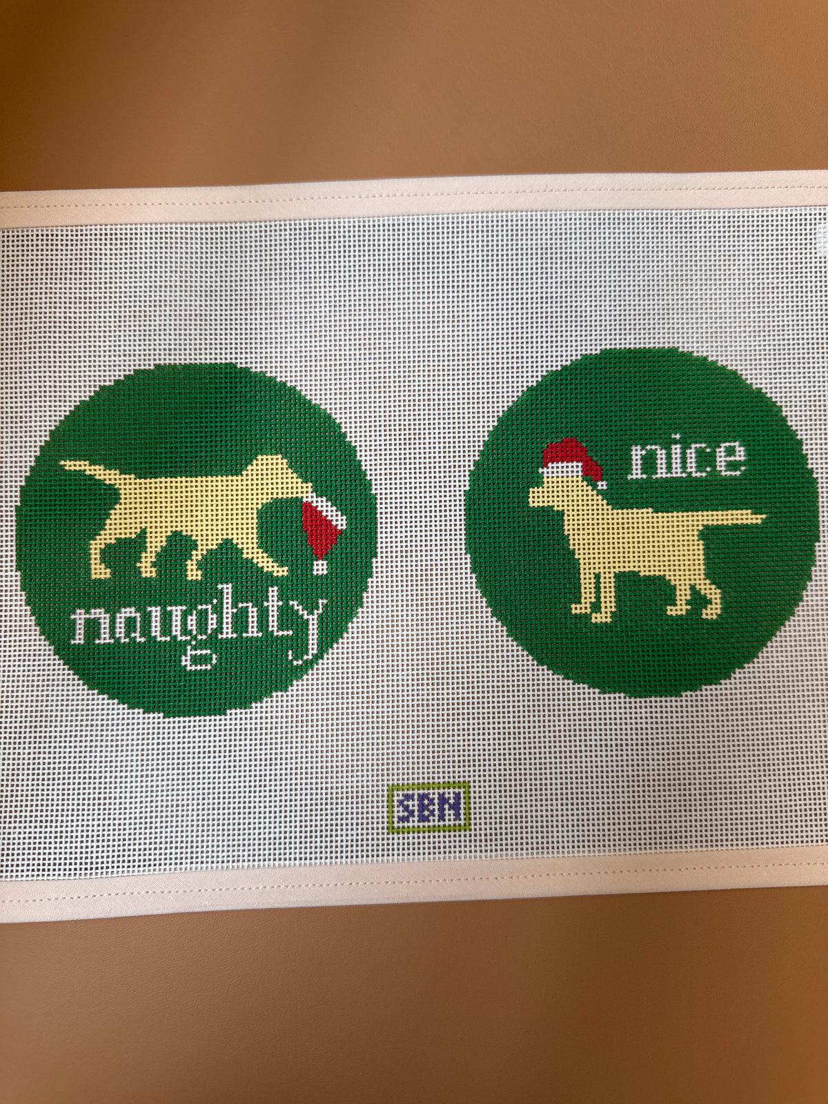 Naughty/Nice Yellow Labs
