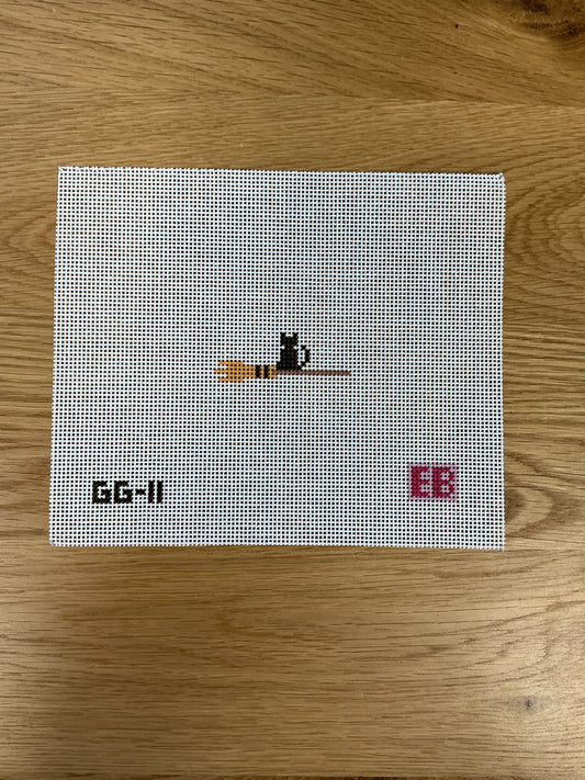 Cat on Broom Mini