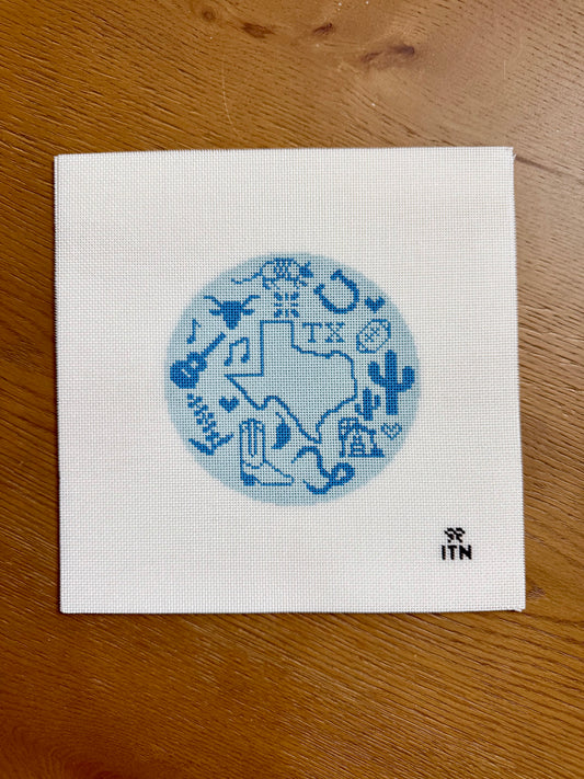 Blue Texas Round