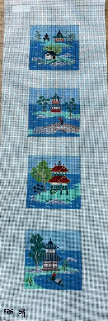 Asian Islands Coaster Set