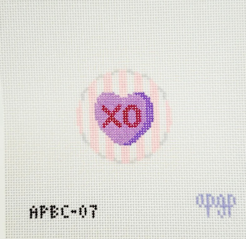 A Charmed Season: Candy Heart Bag Tag
