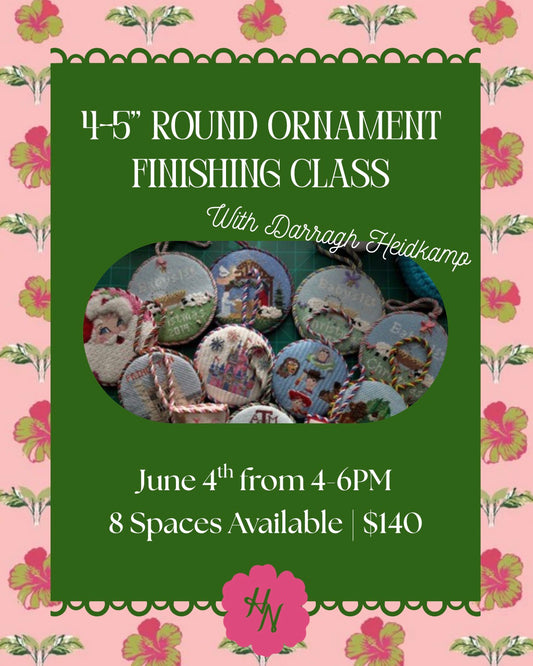 Round Ornament Finishing Class