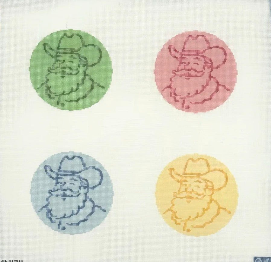 Howdy Holiday Coasters