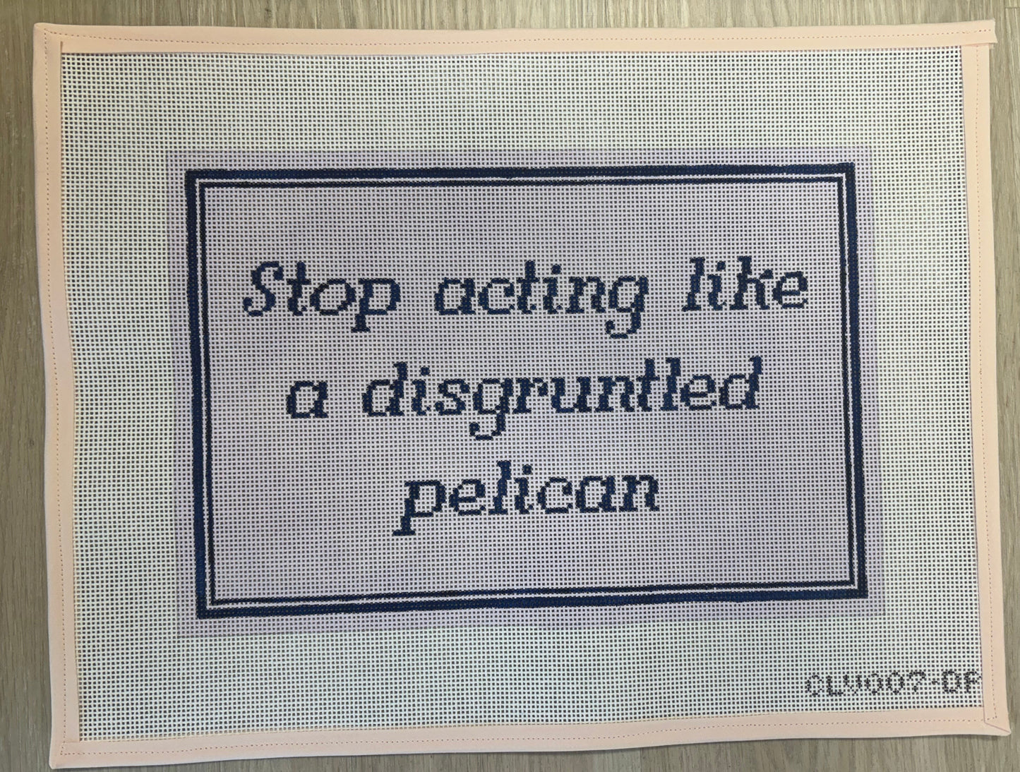 Stop Acting like a Disgruntled Pelican