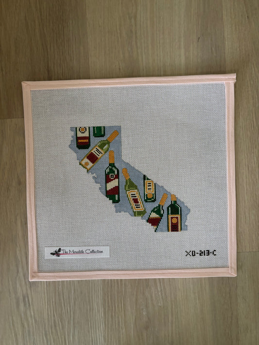 California Wines - State Shaped