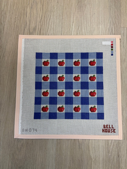 Apple Plaid 8" Square