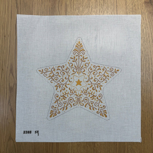 Gold Filagree Star Tree Topper