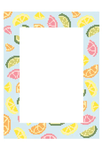Citrus Slice Photo Frame