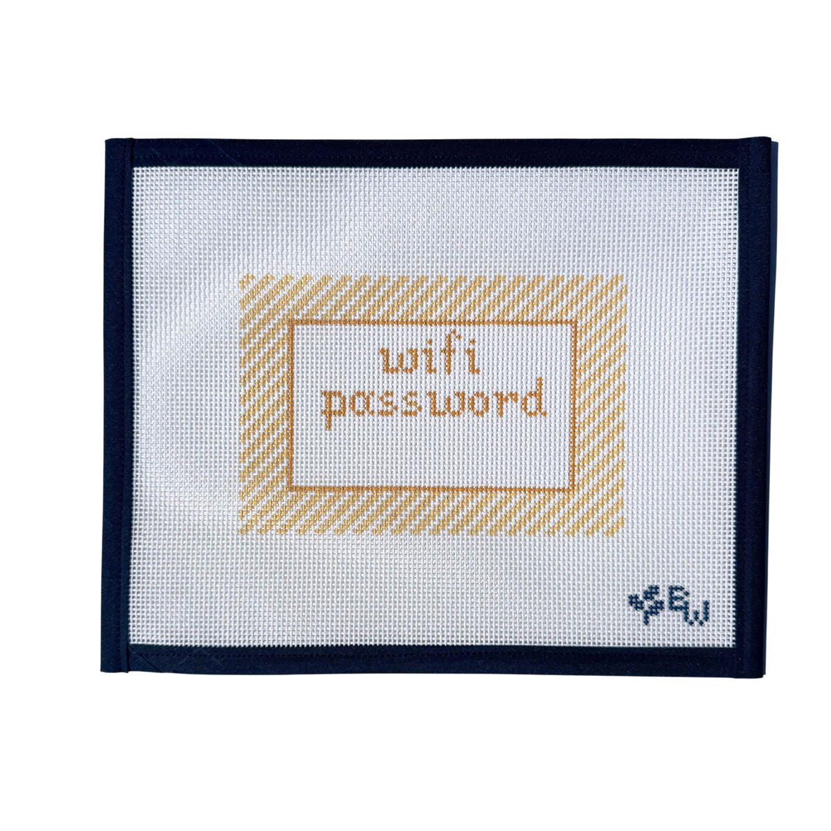 Wifi Password - Gold Stripes  - Boxwood Trunk Show