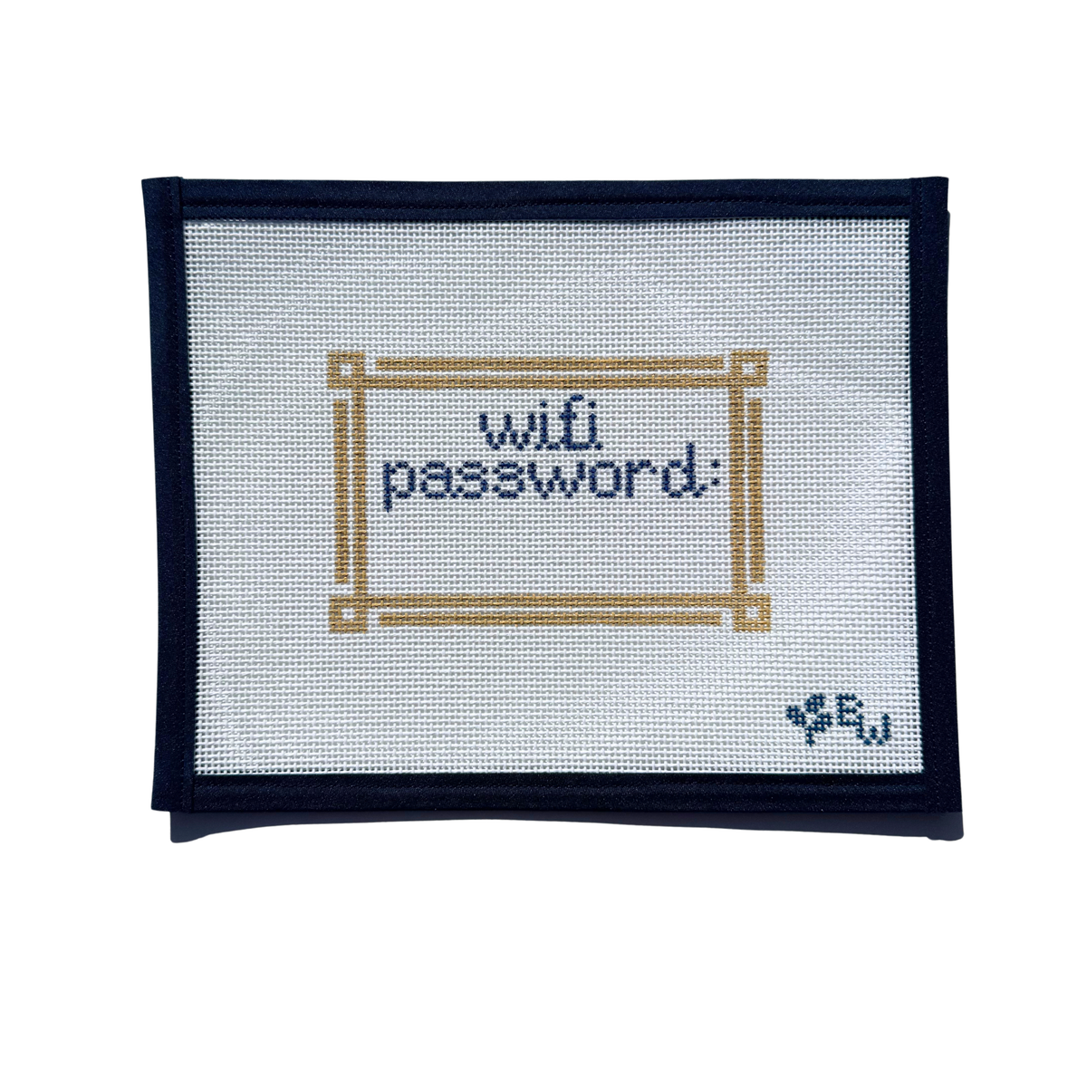 Wifi Password - Greek Key - Boxwood Trunk Show