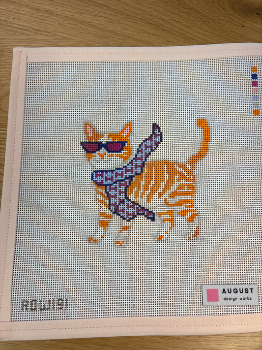 Bougie Orange Tabby Cat