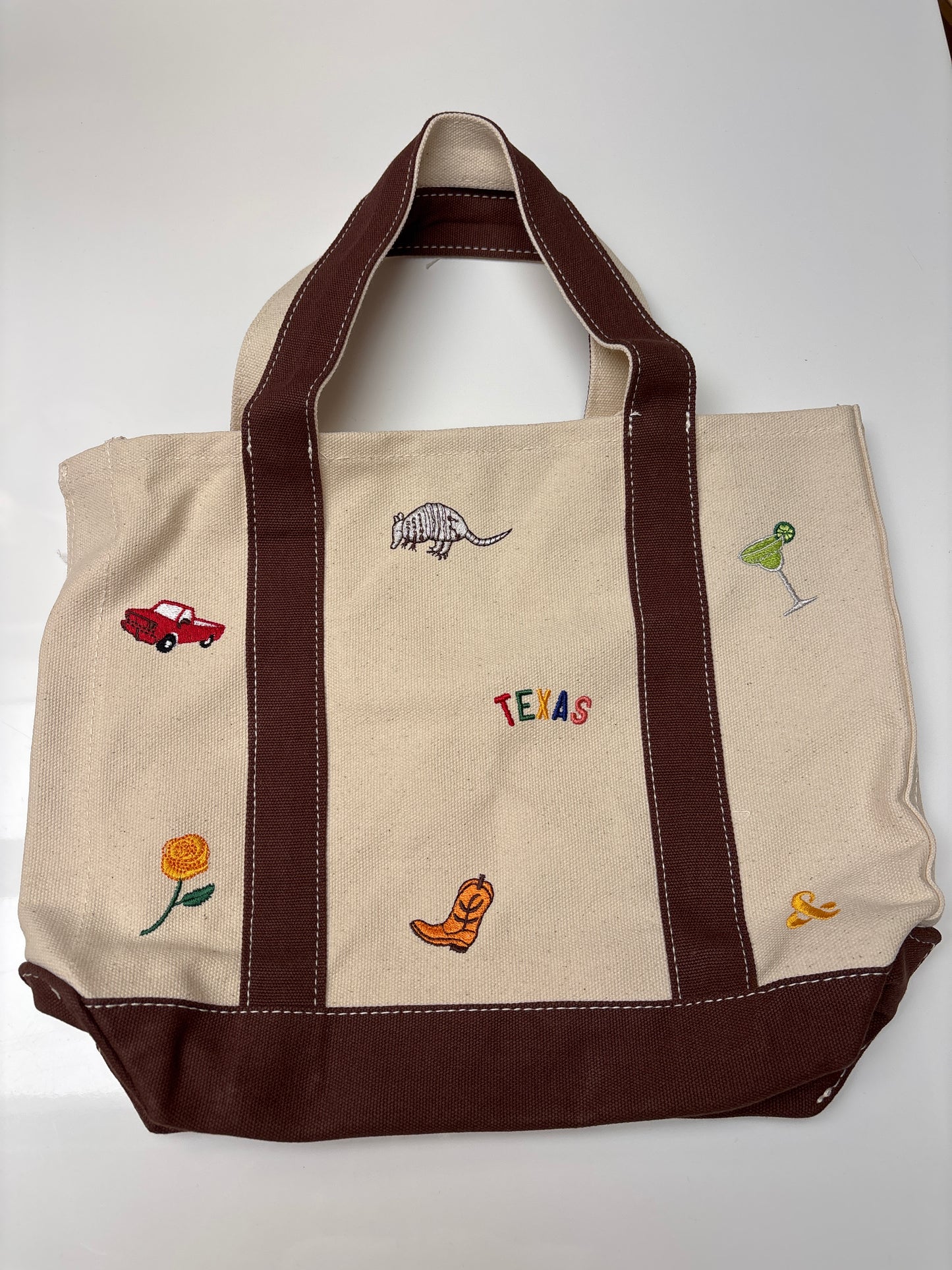 Texas Icons Small Tote