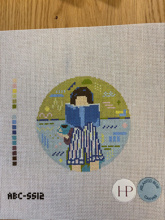 Reading Girl Round