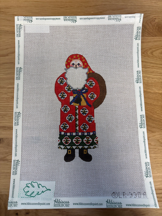 Santa with Present