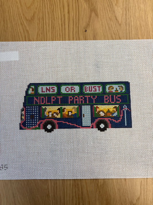 Needlepoint Party Bus