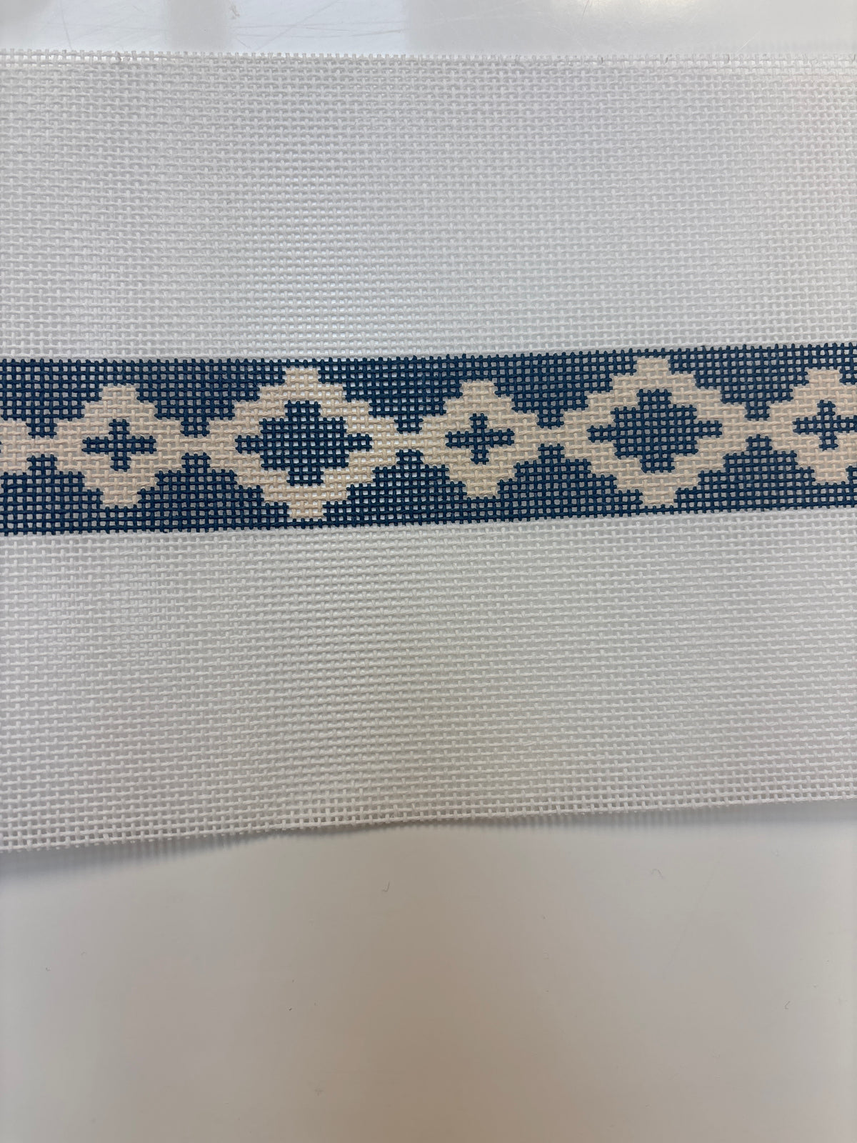 Navy Geometric Belt - Boxwood Trunk Show