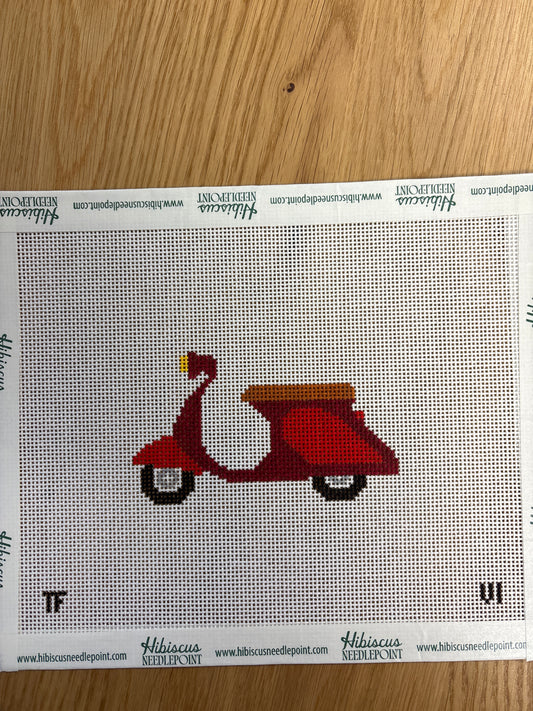 Vespa Scooter - Red