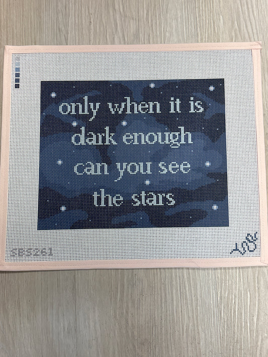 Only When it is Dark Enough