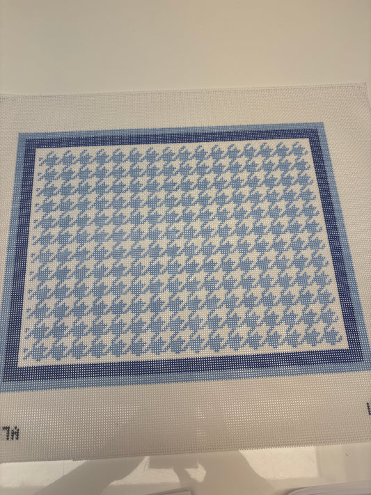 3057A - houndstooth blue - Trunk Show