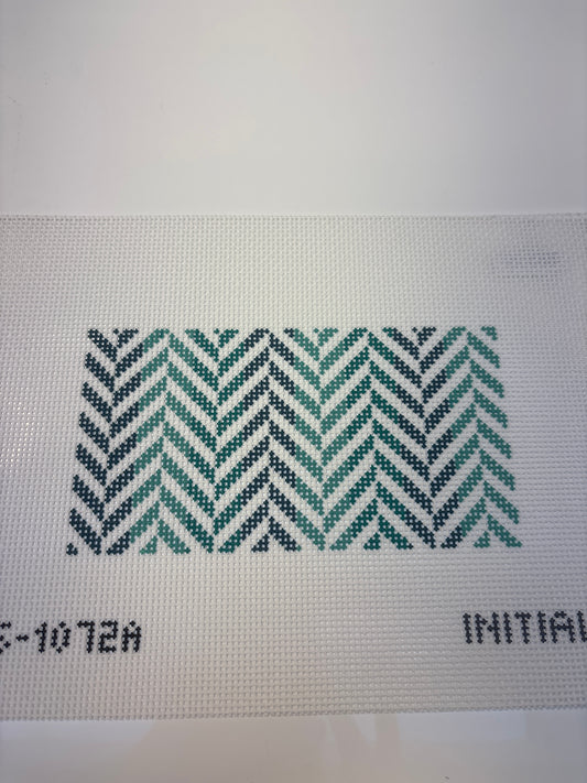 1072A - Mini Herringbone Turq - Trunk Show