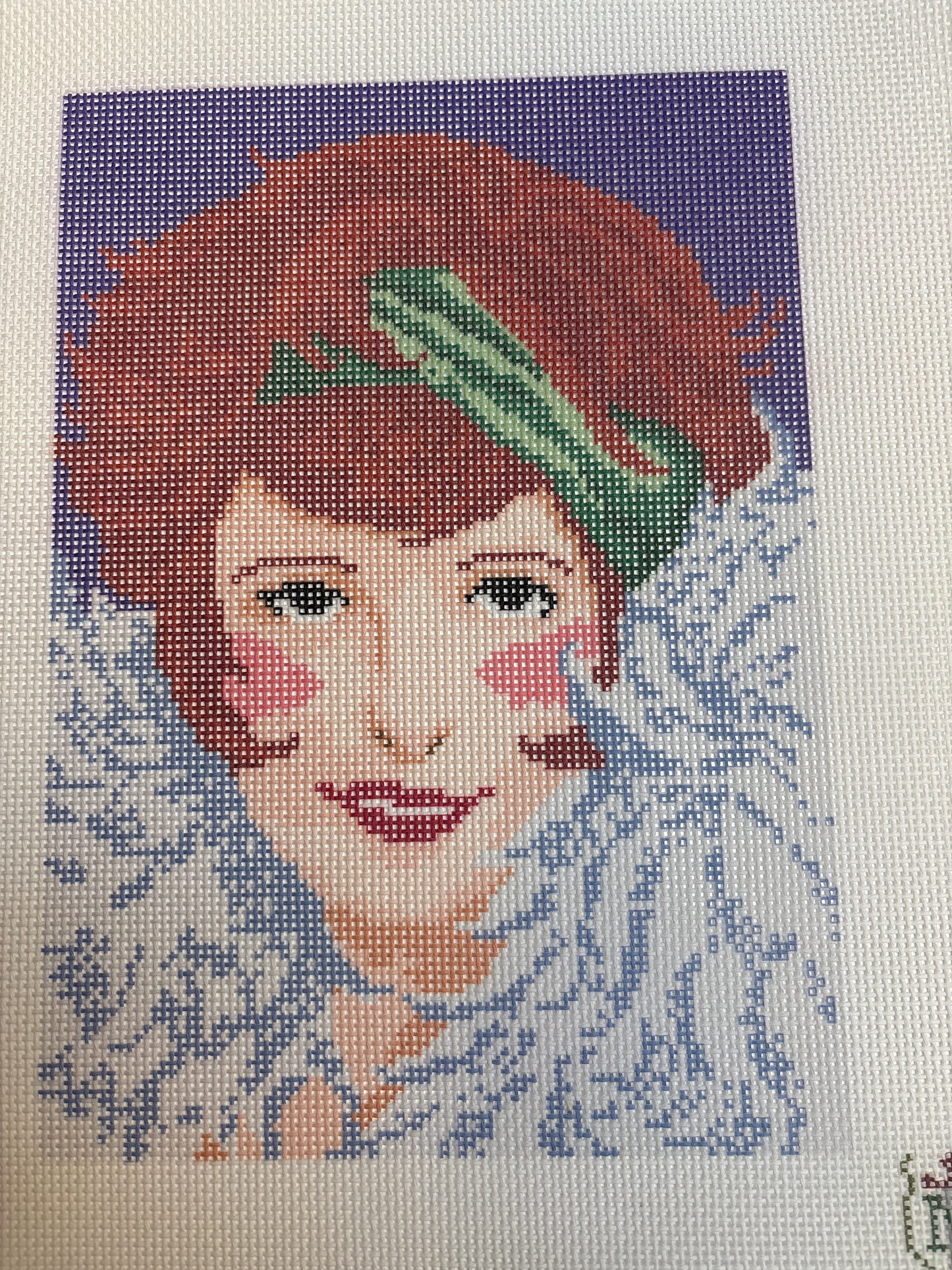 MM-SP003 Purple Flapper Portrait- Trunk Show