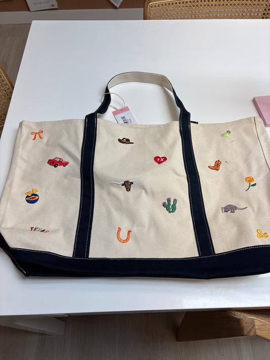 Texas Icons Large Tote