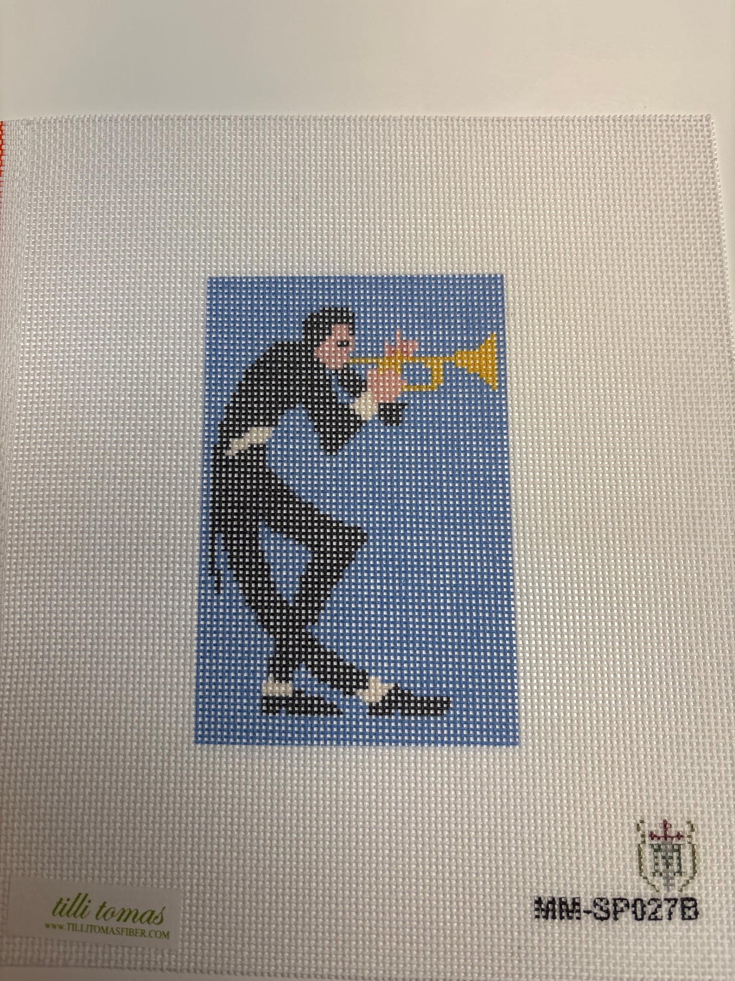 MM-SP027B Trumpet Man Blue - Trunk Show