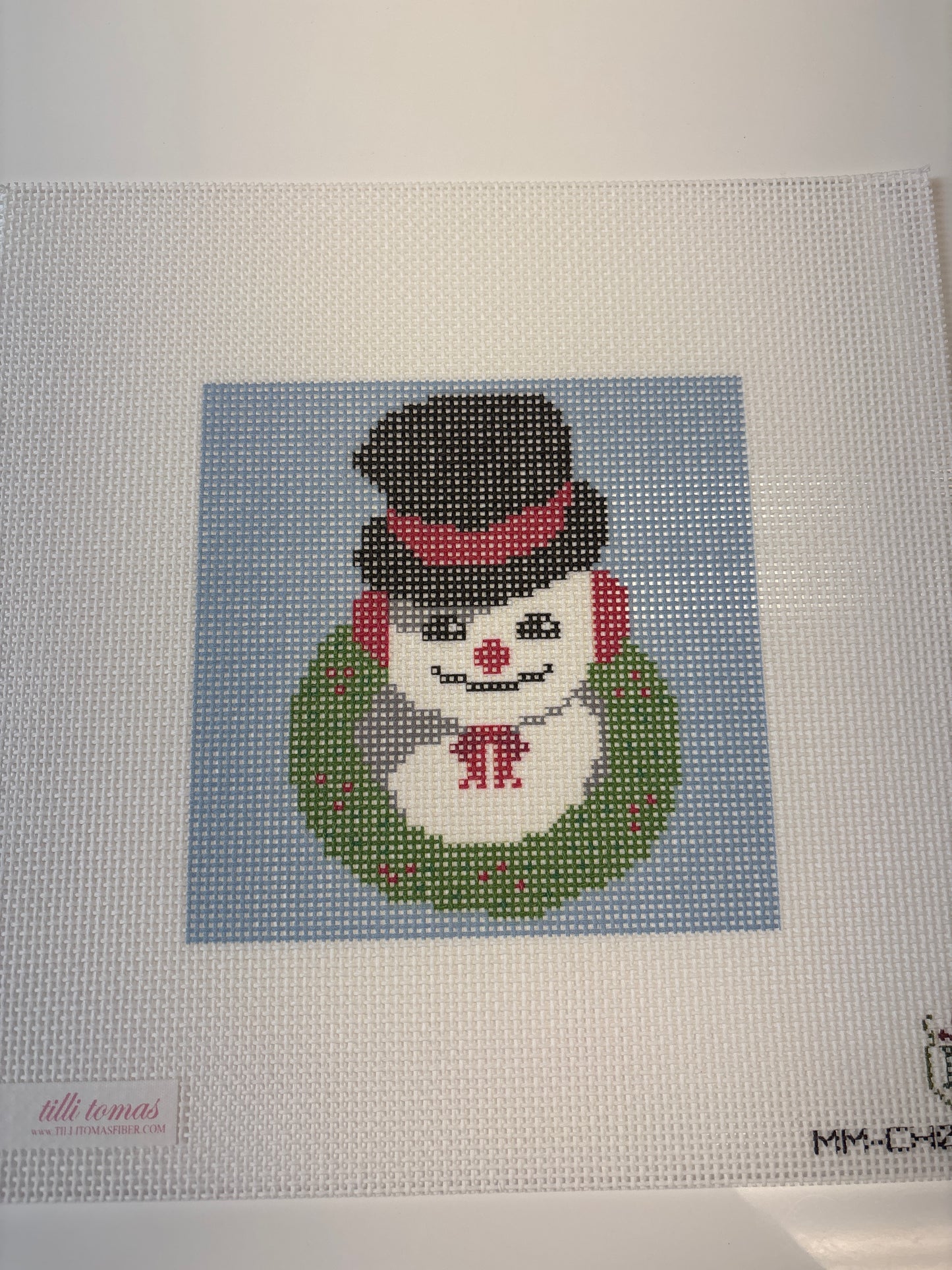 MM-CH008 - Snowman Wreath - Trunk Show
