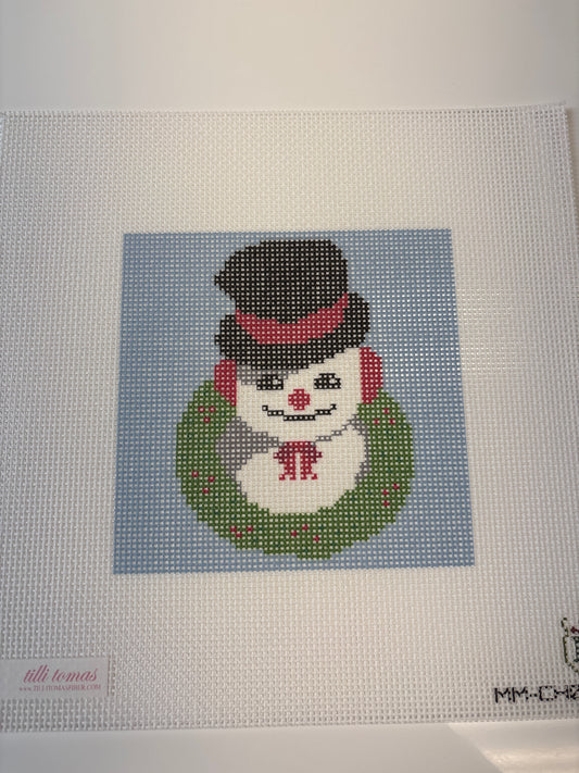MM-CH008 - Snowman Wreath - Trunk Show