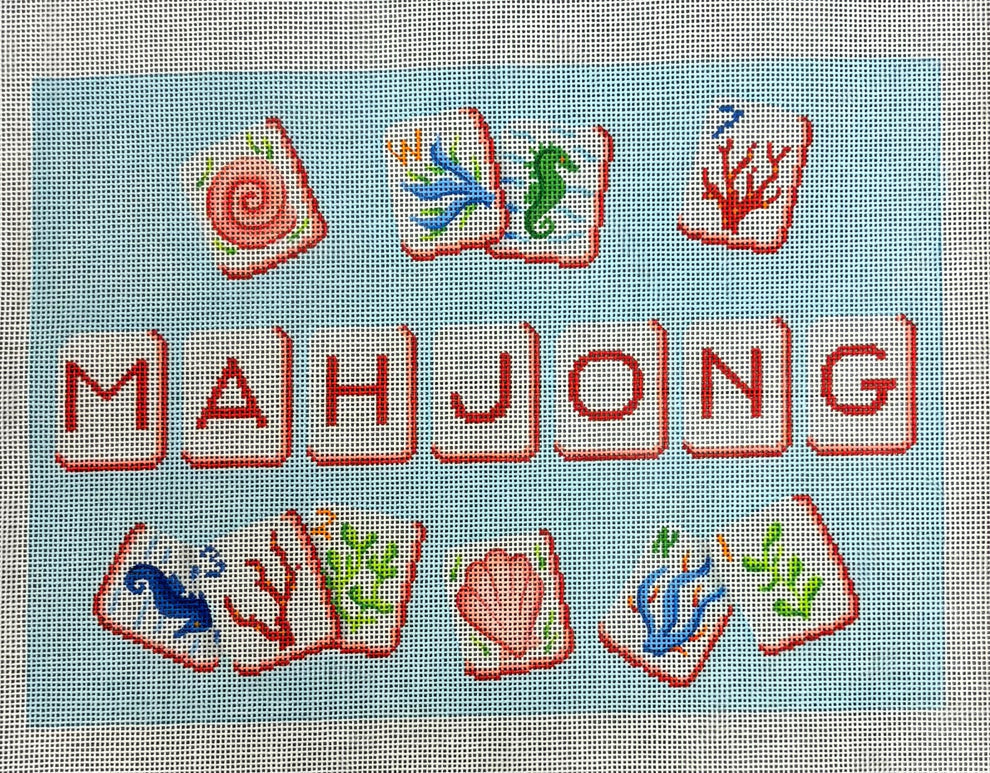 Reef Themed Mahjong Tile Pouch